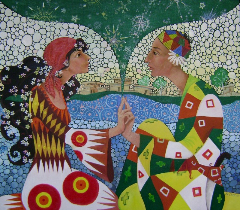 Первая любовь 2 100х100 х.м 2010