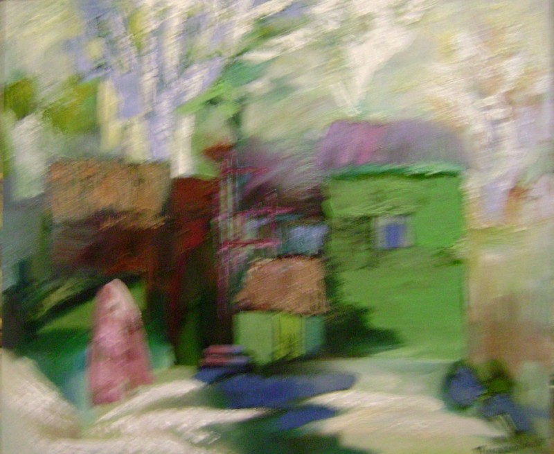 Старый двор 1 70х80 х.м 2006г
