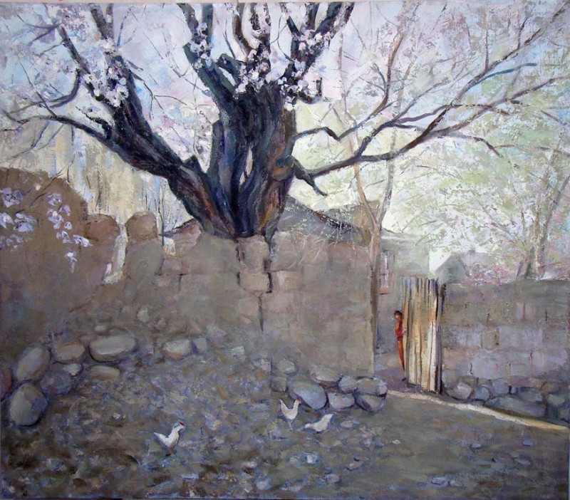 УТРО В ДЕРЕВНЕ. 95,3 на 83. 2008г. — копия