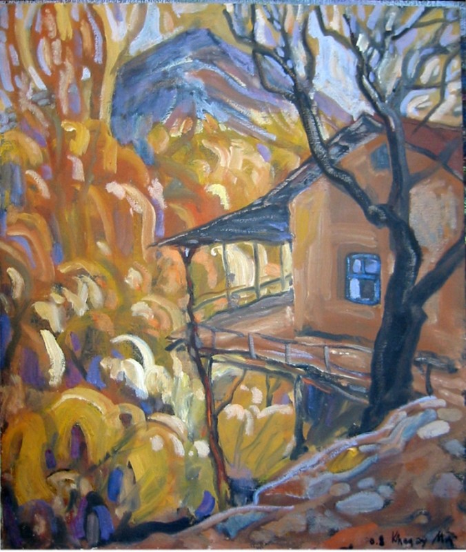 Осень в Гилане. Х. м., 80 х 70, 2008 г.