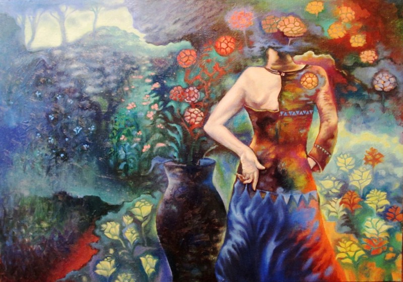 Имя розы х.м. 63х90см. 2013г.