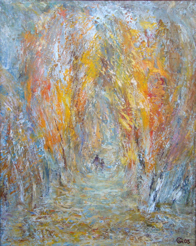 ОСЕННЯЯ АЛЕЯ. 70 на 56. 2005г.