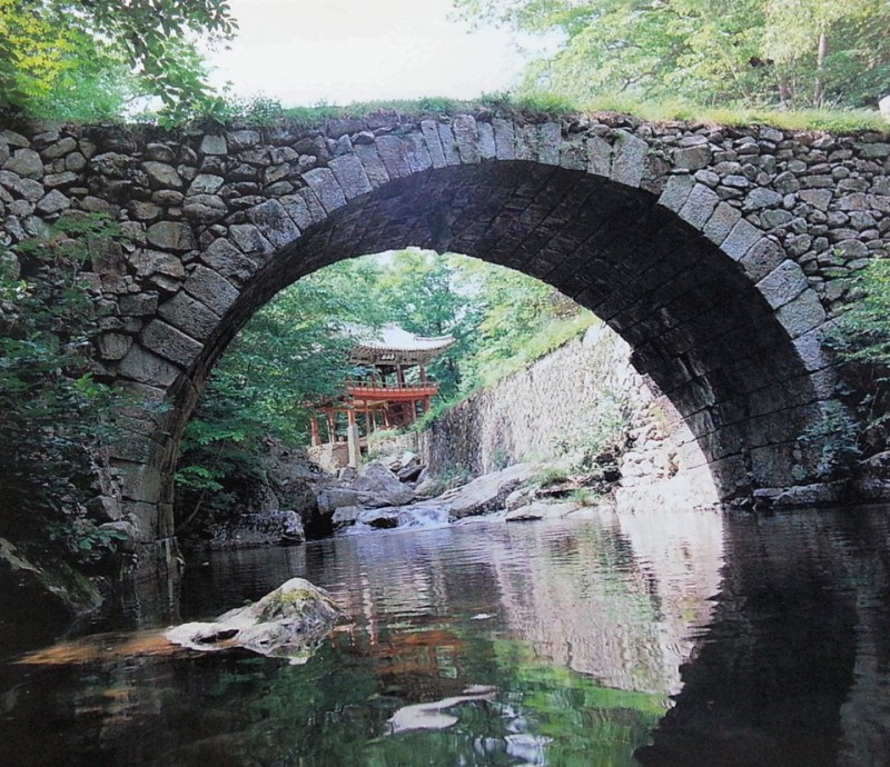 Seungsun bridge in Sunam temple