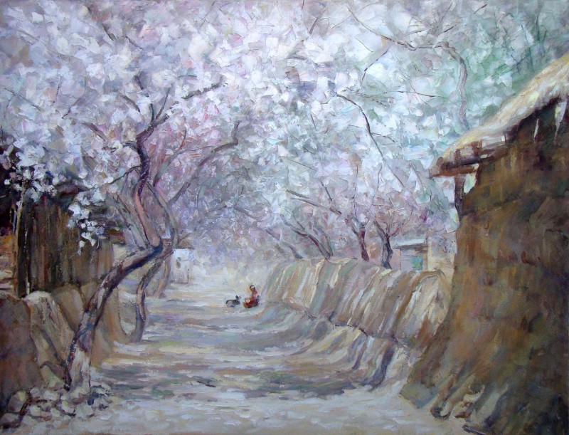 ВЕСЕННЯЯ МЕЛОДИЯ. 99 на 75,7. 2008г.