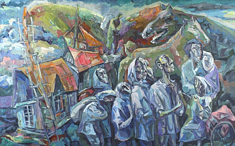 Художник Дю Мен Су. "Бег времени"