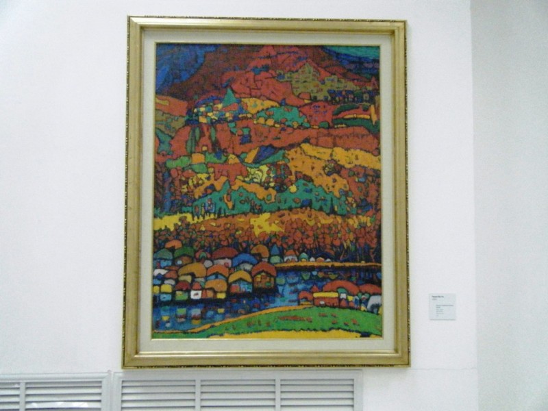 Чжин Ян Ук. Красота корейской земли. Холст, масло. 145,5х112,2