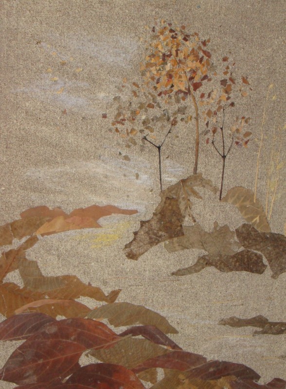 ОСЕНЬ. 48,5 на 38,5.1994г. флористика.