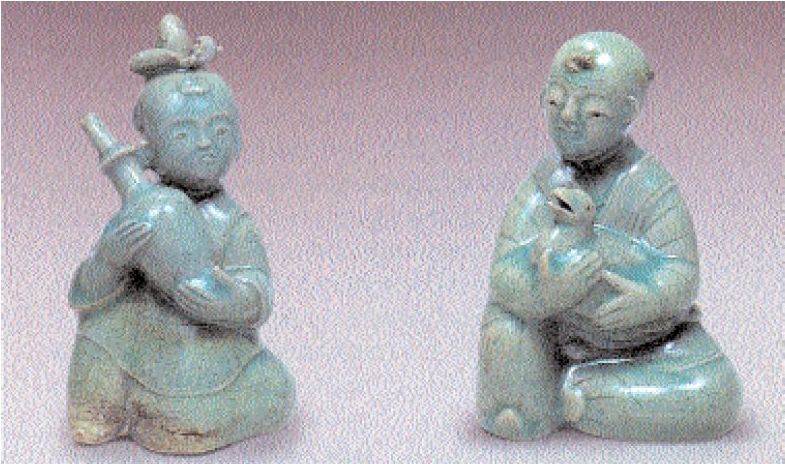 Капельницы. Селадон. XII в. Музей восточной керамики. Осака.
