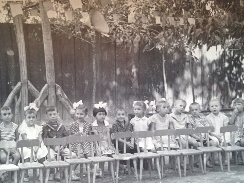 My Mom, a half-Korean child among multi-ethnic kids from all over Soviet Union in a Tashkent kindergarten in the early 1960s.